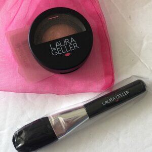 LAURA GELLER  Set of Blush-N-Brighten Pink Grapefruit & Brush